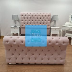 Pay Monthly Beds - Full Chesterfield Sleigh Bed - Buy Now Pay Later Beds