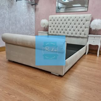 Luxury Sleigh Bed - Pay Monthly Interest Free - Buy Now Pay Later Beds